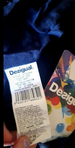 Vestido largo Desigual XS