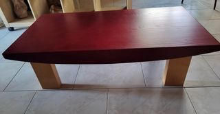 Mesa madera maciza Futon - Roja