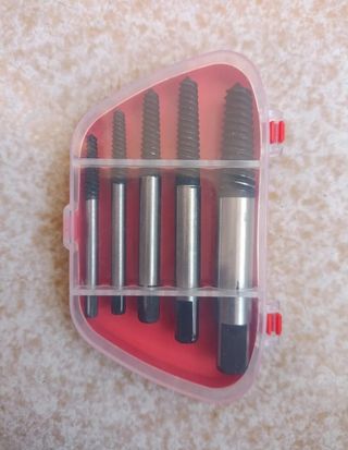 Juego extractores tornillos 5 piezas