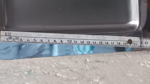 2 Vassoi Vemi in metallo argento