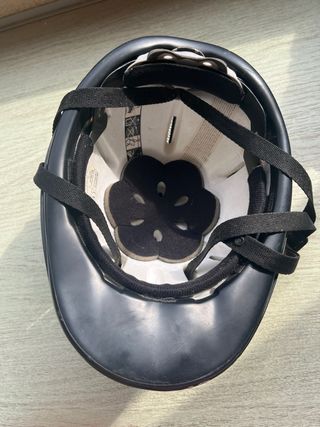 Casco hípica infantil rojo