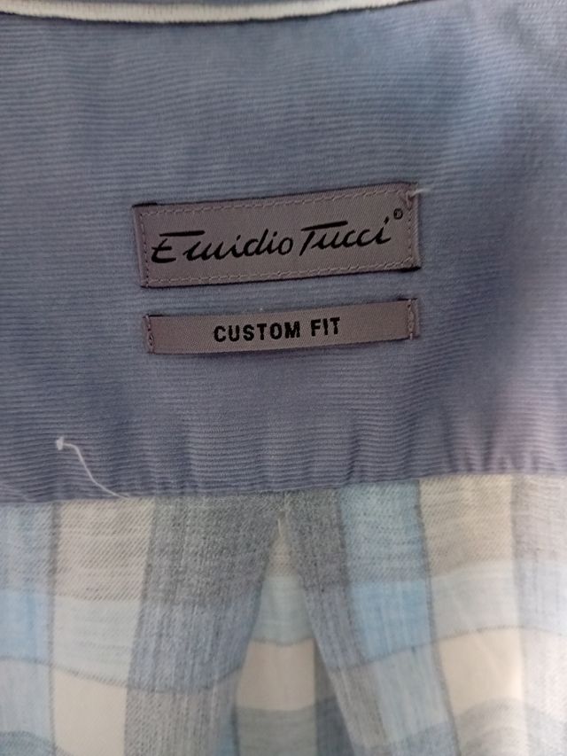 Camisa Emidio Tucci | Azul | Talla L