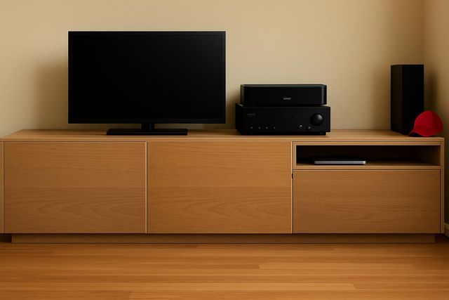 Mueble TV madera - 220 x 80