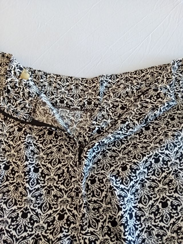 Pantalón Culotte Blanco&Negro