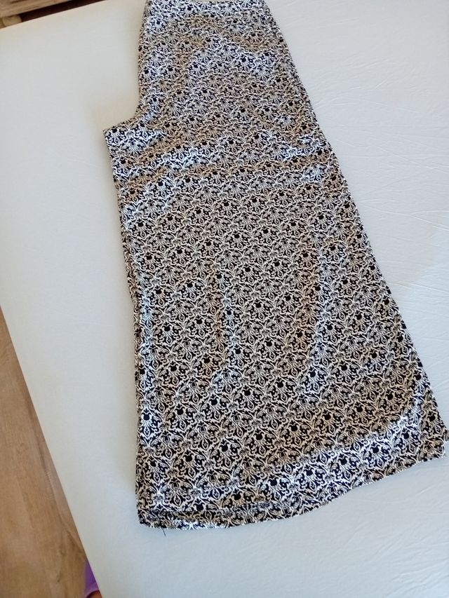 Pantalón Culotte Blanco&Negro