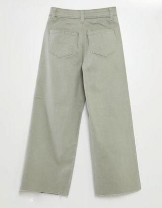 Pantalon crop verde