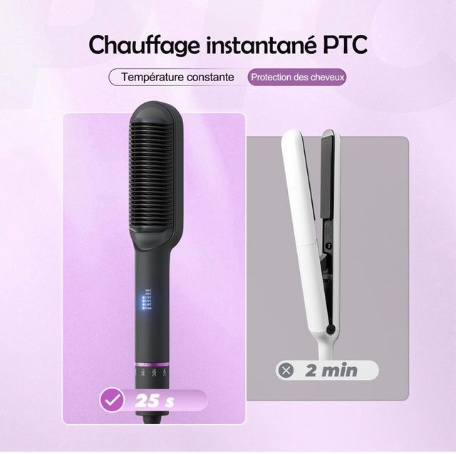 Cepillo alisador de Pelo AULYS