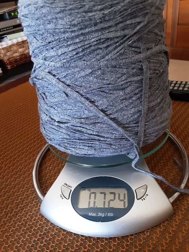 Fettuccia larga grigia scura- 0,724 kg