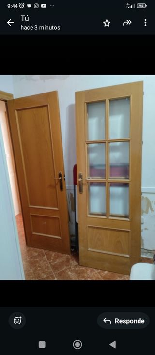 Puertas roble macizo