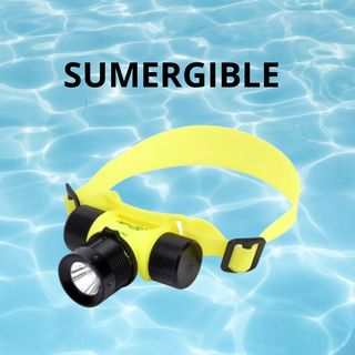 Linterna Frontal LED Sumergible / Submarinismo