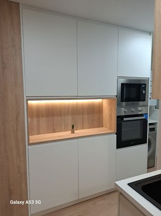 Reforma cocina: encimera mármol
