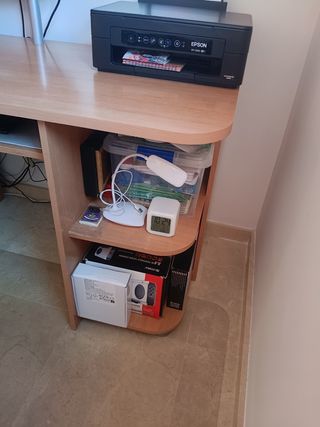 Mesa escritorio madera marrón