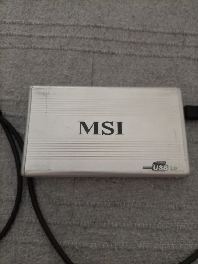 Hard Disk Esterno MSI USB 2.0
160 GB