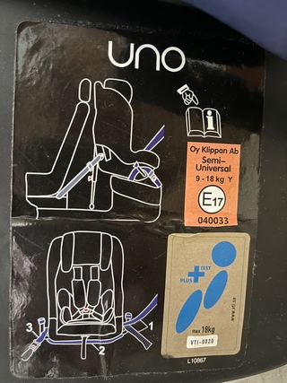 Silla coche WOB UNO contramarcha