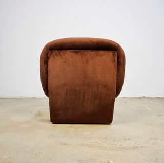 Sillón aterciopelado Space Age