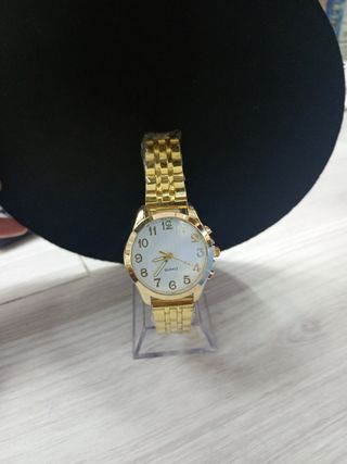 Reloj dorado mujer