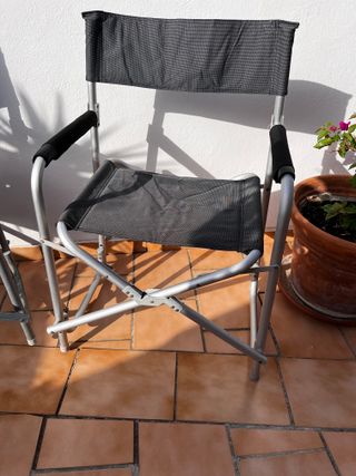 5 Sillas Plegables de Aluminio "Director".