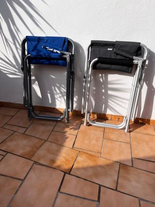 5 Sillas Plegables de Aluminio "Director".