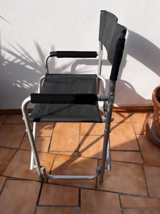 5 Sillas Plegables de Aluminio "Director".