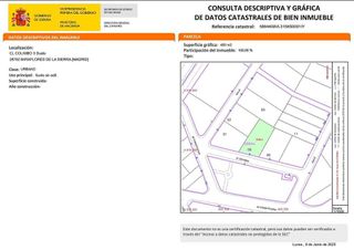 Terreno en venta en Miraflores de la Sierra