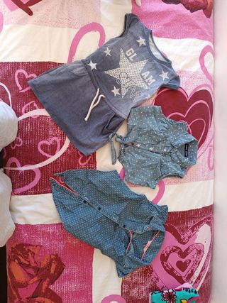 Abiti denim bimba 3-4 anni