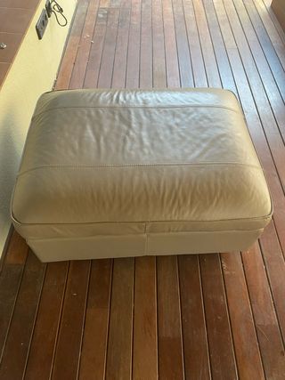 Puff piel Ikea - Beige