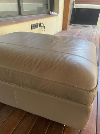 Puff piel Ikea - Beige