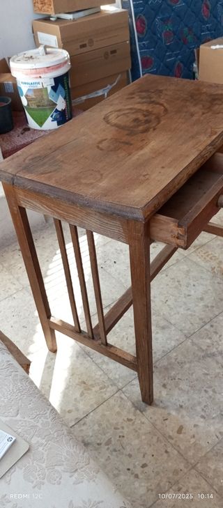 Mesa vintage de madera