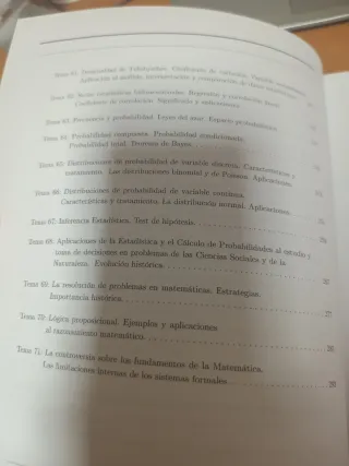 MATEMATICAS: DESARROLLO DEL TEMARIO DE LAS OPOS...