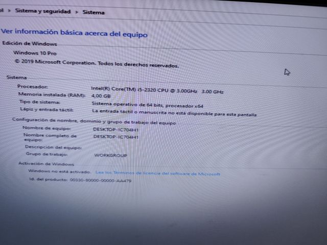 Torre PC Acer Aspire X3990 - i5