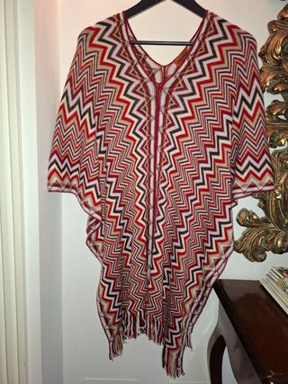 Poncho de lana Missoni