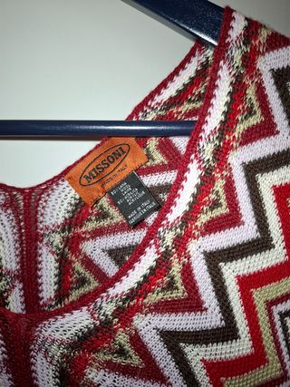 Poncho de lana Missoni