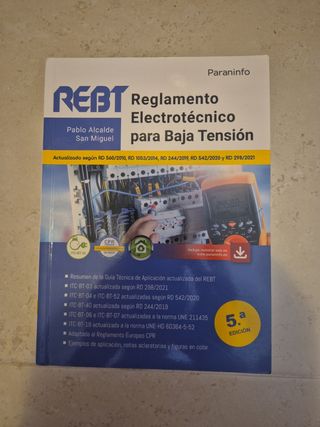Reglamento electrotécnico para Baja Tensión 5.ª...