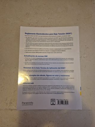 Reglamento electrotécnico para Baja Tensión 5.ª...