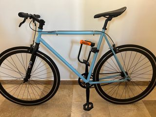 Bicicleta Fixie Moma Azul