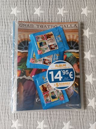 Álbum Gadi Cards + 5 sobres+regalo de cromos