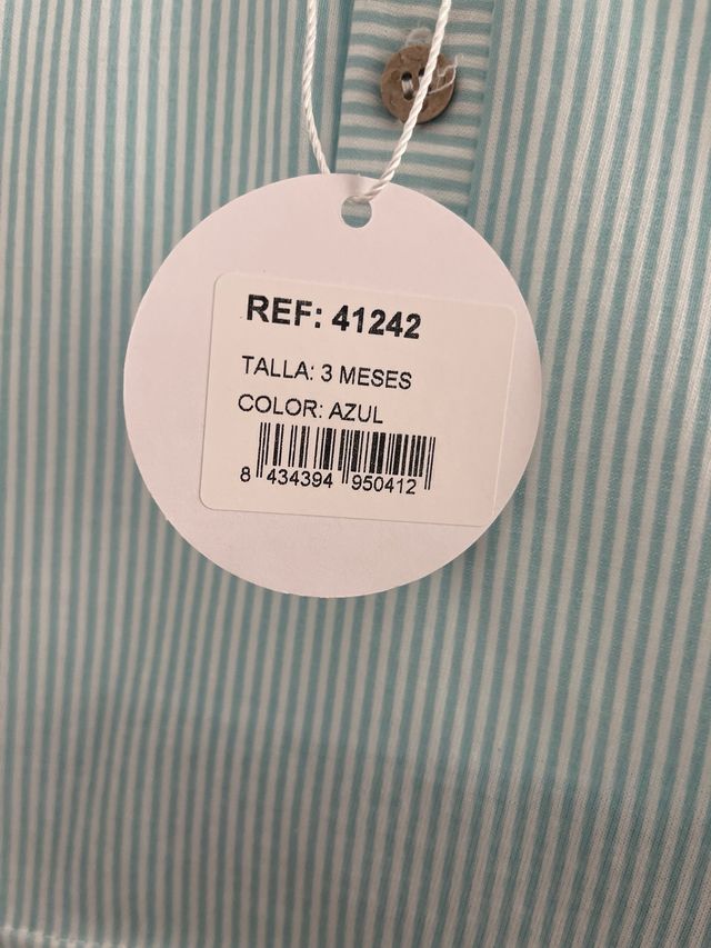 Conjunto de dos piezas Bebé Babidu (Talla 3 meses)