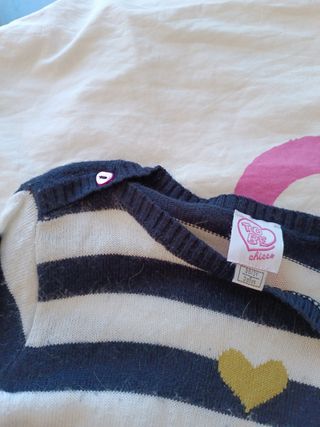 2 Maglie Bambina 3 Anni - Golfino + Vestito
