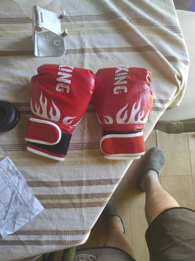 Guantes boxeo niño - rojos