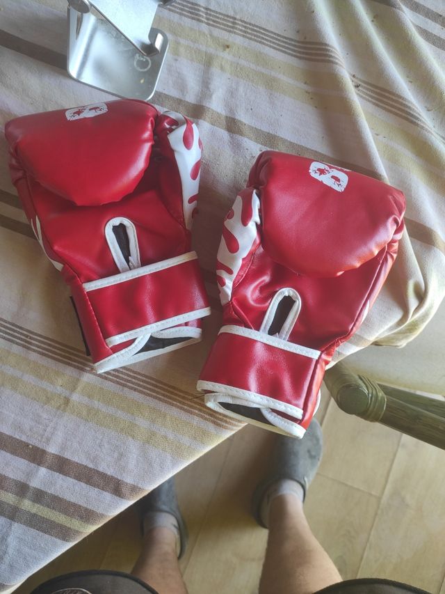 Guantes boxeo niño - rojos