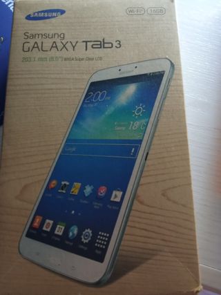 Tablet Samsung blanca