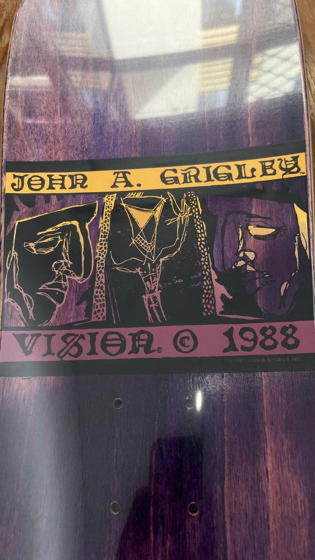 Tabla Monopatín Vision John Grieley 1988