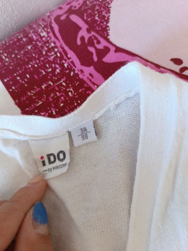 Vestito jeans + golfino bimba 3 anni