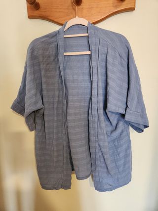 Cardigan ligero azul