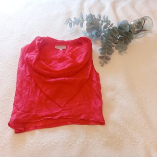 Top rojo de fiesta- Talla S-M