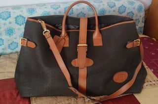 Bolsa viaje cuero marrón
