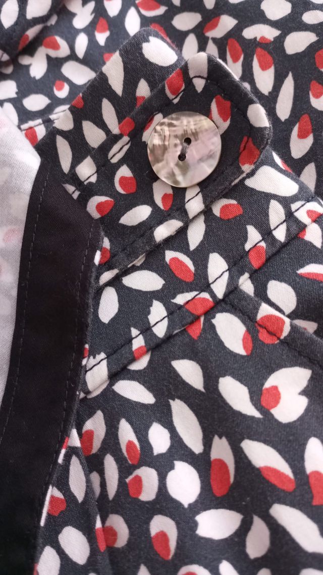 Falda midi Roberto Verino - gris oscuro/multicolor