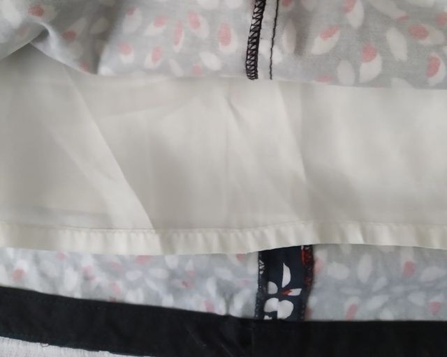 Falda midi Roberto Verino - gris oscuro/multicolor