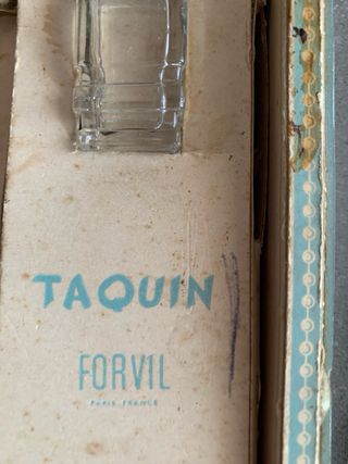 Taquin Forvil Vintage Perfume Box caja colonia 