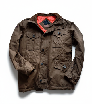 Cazadora Superdry S - Parka Olive tipo Barbour